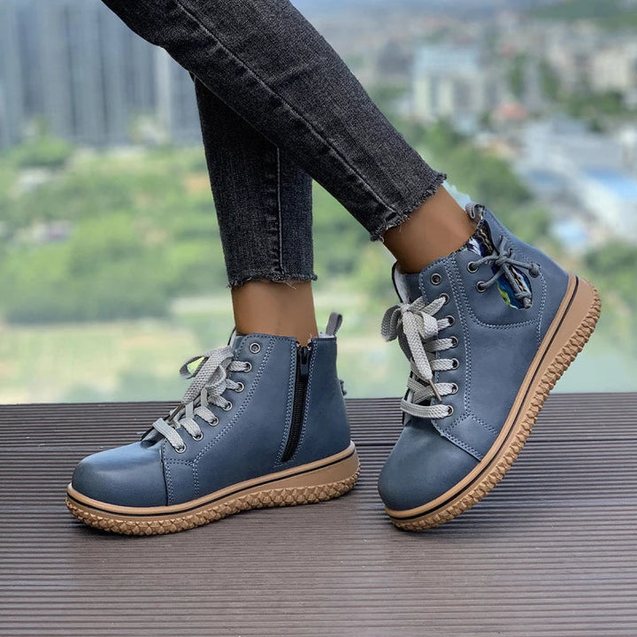 Noline - Comfortable Lace-Up Ankle Boots