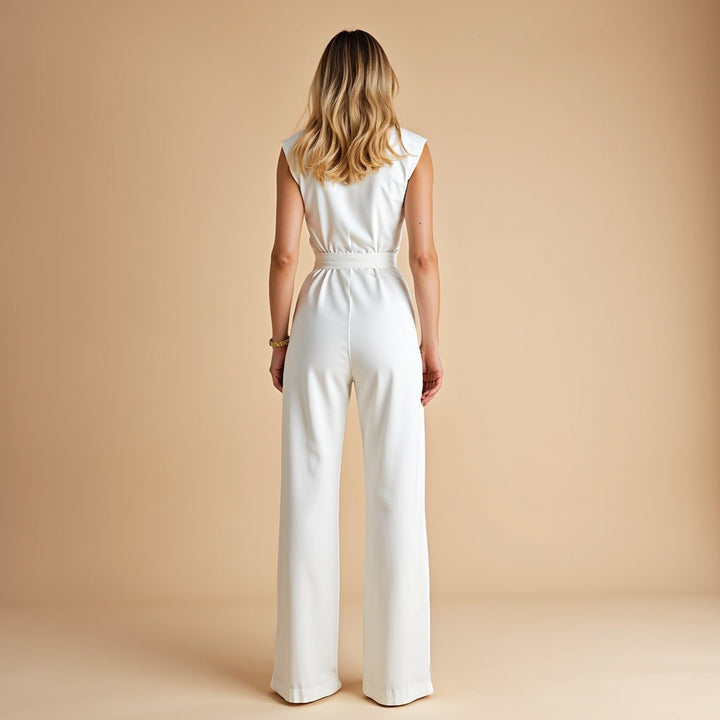 Kerstine – Tailored Jumpsuit with Wide Leg