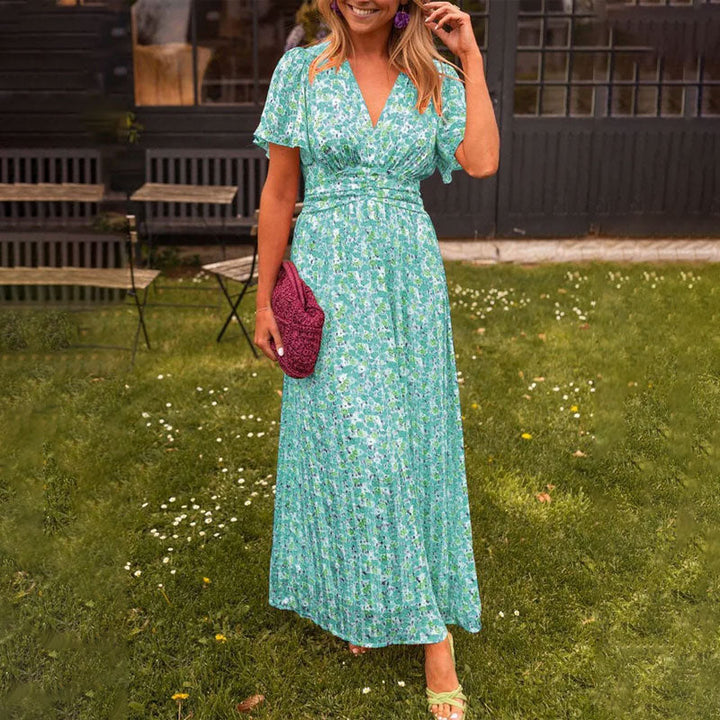 Romy - Summer Dress with V-Neck