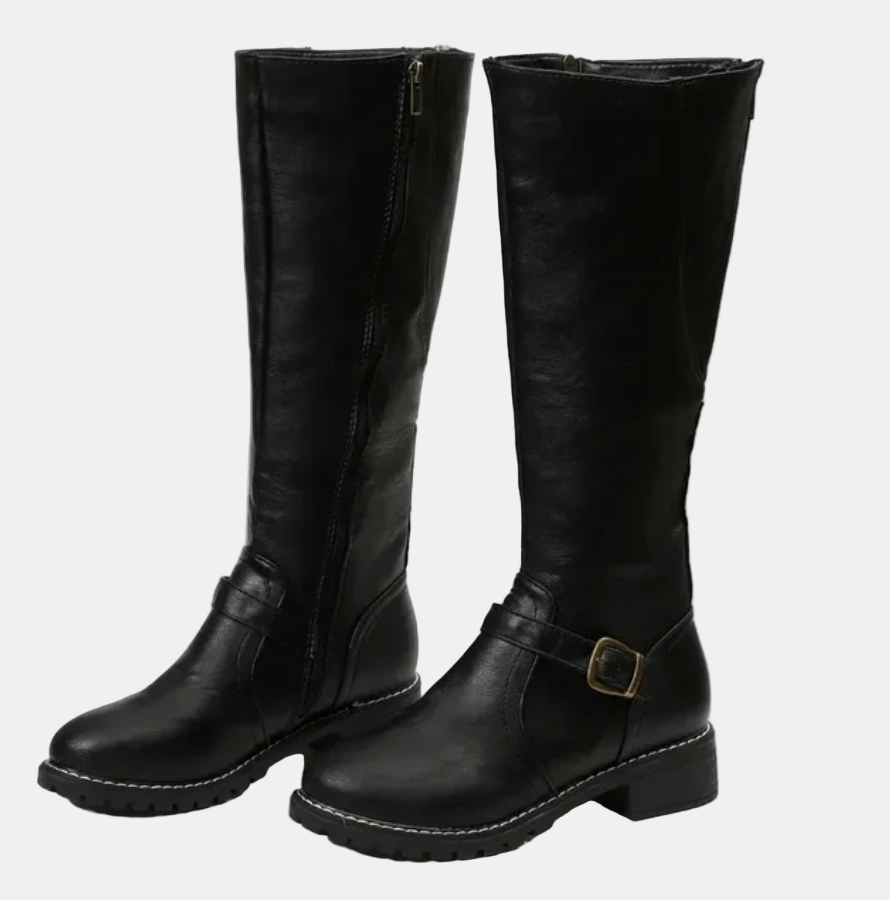 Chloe - Sleek Zip-Up Boots