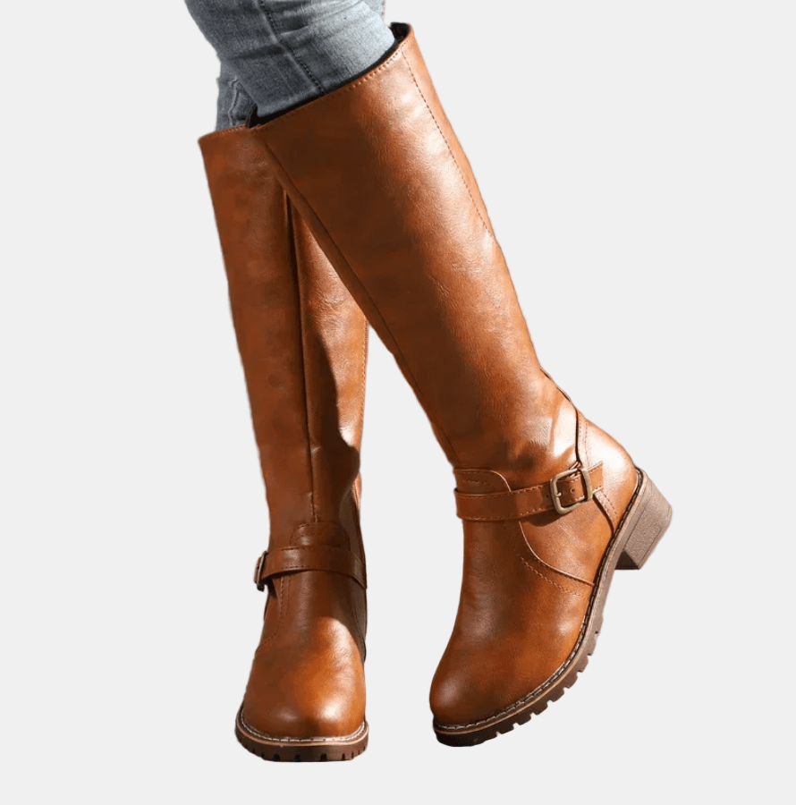 Chloe - Sleek Zip-Up Boots